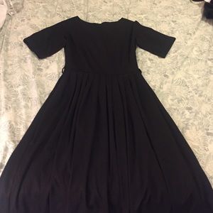ASOS mid calf black dress. Only worn once!