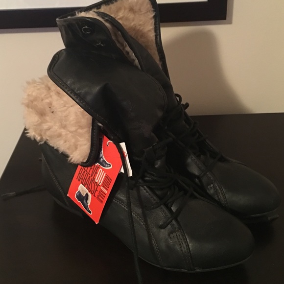 Black boots
