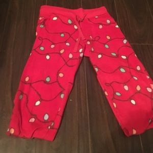 Festive light sweatpants