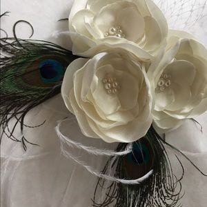 Bridal Headpiece in Off White