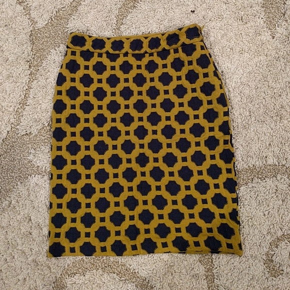 Anthropologie winter pencil skirt
