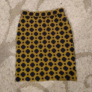 Anthropologie winter pencil skirt