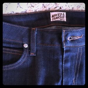Men's Naked and Famous Indigo Jeans Size 31 Waist