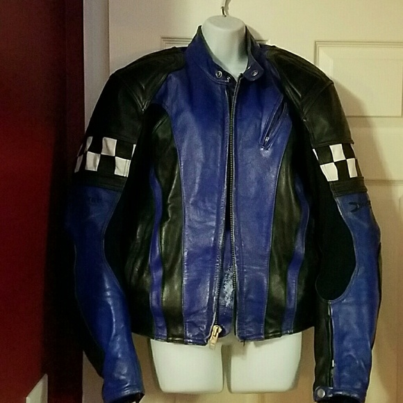 Joe Rocket leather motorcycle jacket