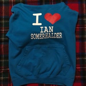 Women's Small "I Love Ian Somerhalder" Hoodie