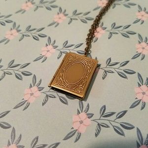 NOT AVAILABLE!! Fairy Tale Book Locket Necklace