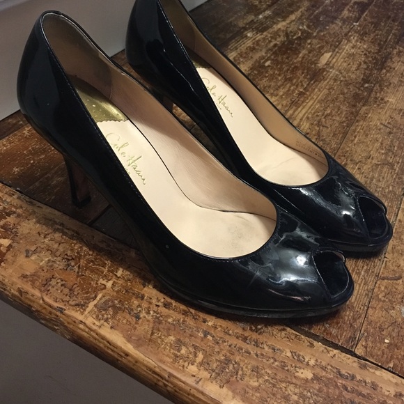 Cole Haan black leather heels