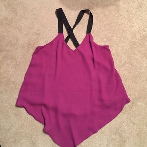 Deep purple blouse