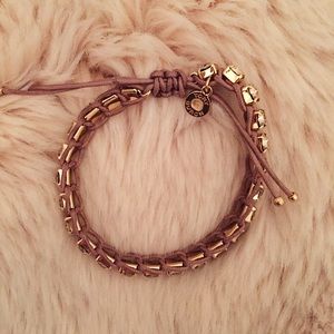 Tory Burch Swarovski Crystal Macrame Bracelet