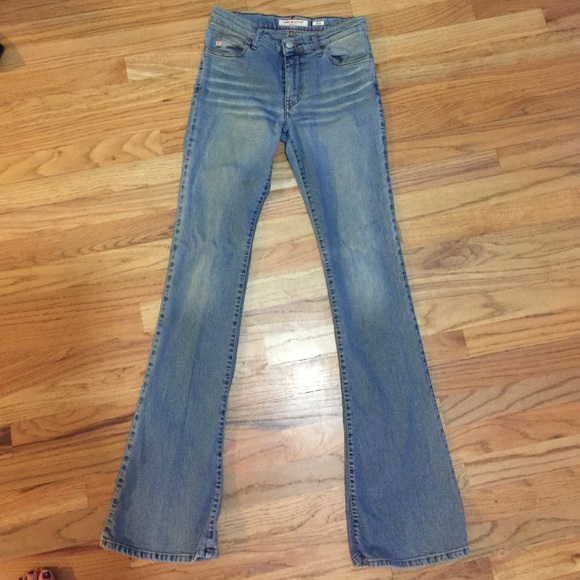 Miss Sixty Blue Flare Leg Jeans Sz 26