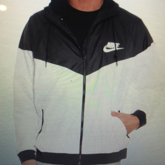 Nike Windrunner Black and White