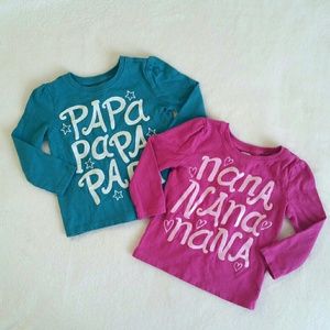 Old Navy Girls Long Sleeve T-shirts 18m