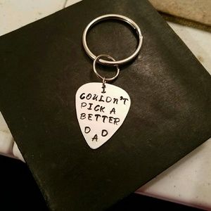 Handstamped keychain
