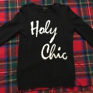 Women's Small "Holy Chic" Sweater