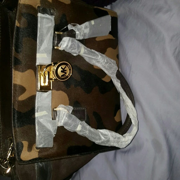 Camo Michael Kors purse