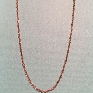 14k rose gold necklace