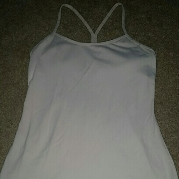 lulu light pink power Y tank