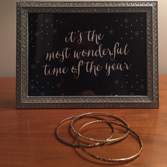 Set of 3 gold bangles