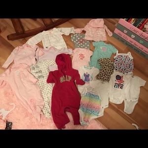 Lot of baby girl clothes