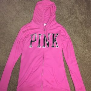 Long xs PINK zip up
