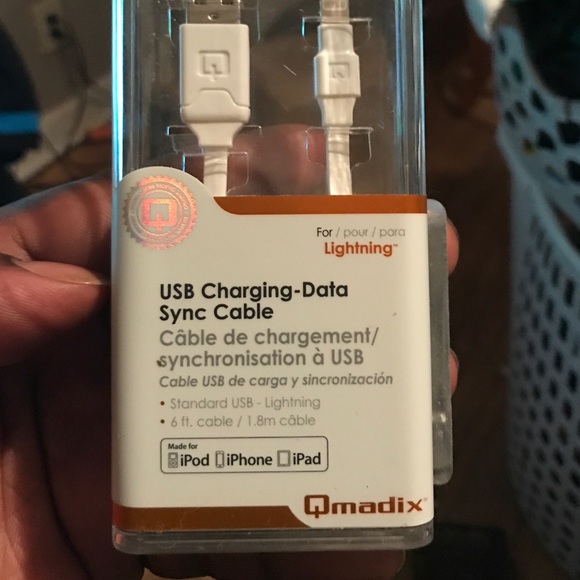 USB iPhone 7 charger.