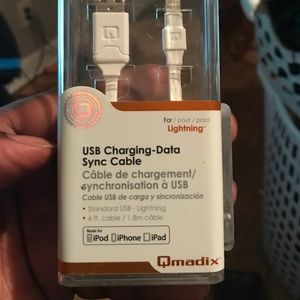 USB iPhone 7 charger.