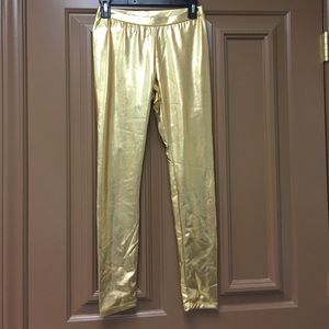 Crazy gold leggings