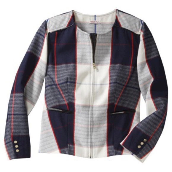 Brand NEW Merona Jacket White & Navy!