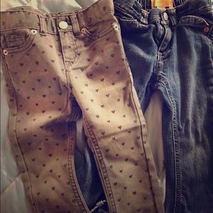 Kids 2t two pairs of pants