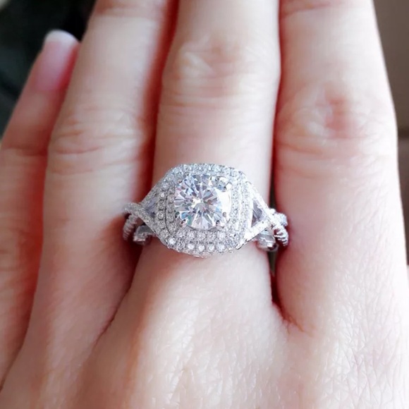 Jewelry - 925 silver engagement promise ring