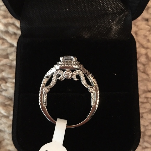 925 silver engagement promise ring - Picture 4 of 4