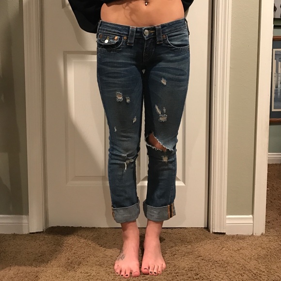 True Religion "Billy" straight leg jeans