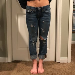 True Religion "Billy" straight leg jeans