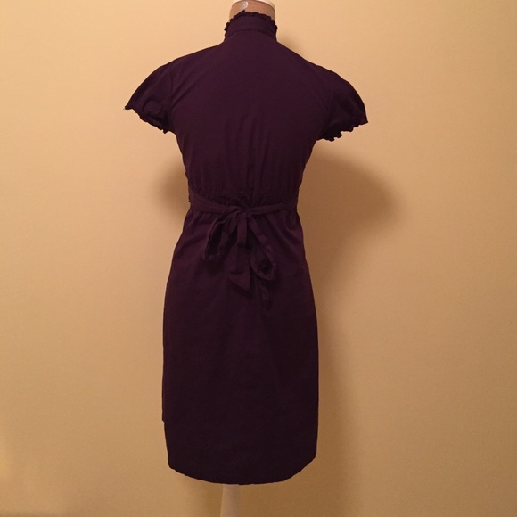 Purple Ruffle Dress - Picture 3 of 4