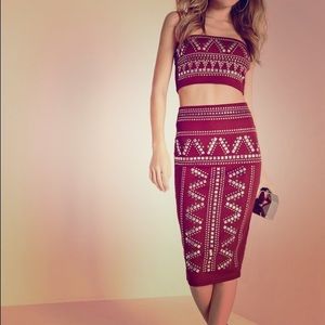 ✨Embellished Burgundy Set ✨