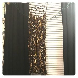 Cheetah print dress