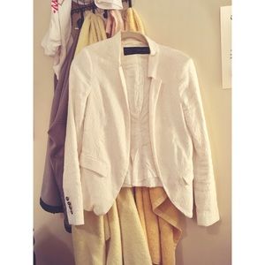 White blazer