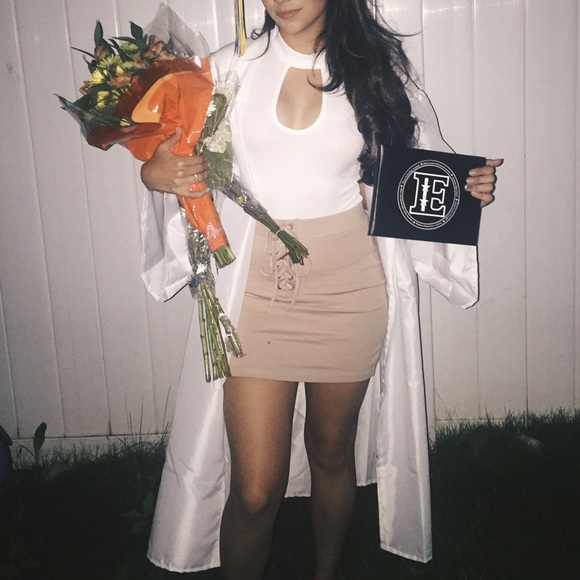 White mock neck ribbed bodysuit