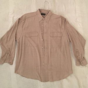 Casual men's button up shirt