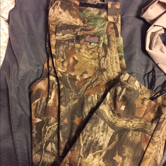 Men's camo hunting pants