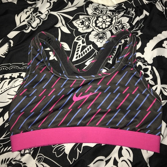 patterned nike sports bra