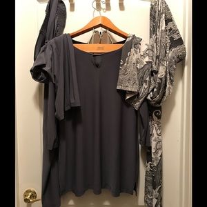 3 pics set of soft pants and top .