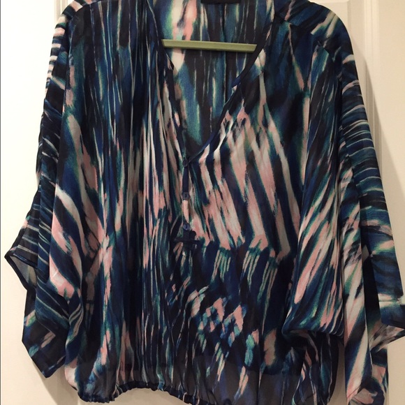 Sanctuary watercolor blouse