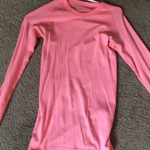 LULULEMON long sleeve pink top