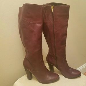 Audrey Brooke Merlot Tall Boots