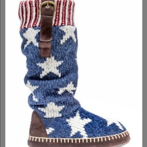 🇺🇸Muk Luks🇺🇸Navy Ariel Slipper Boot