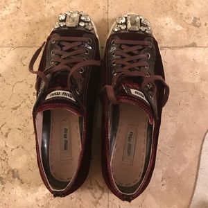 Miu miu flat sneakers