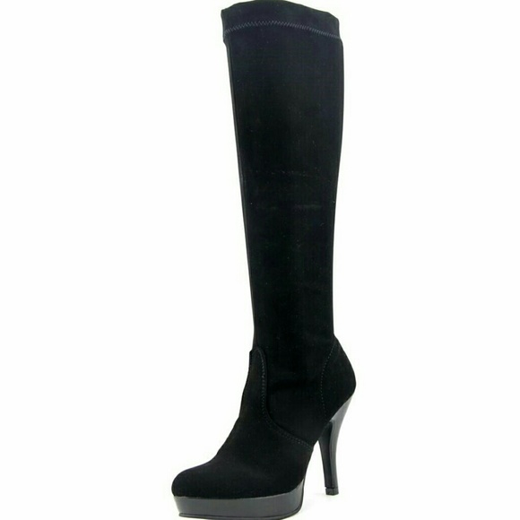 knee high heel stretch Boots