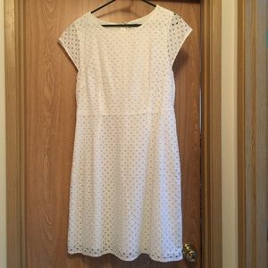 Pretty white spring dress