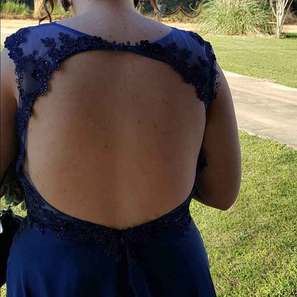 Clarice prom dress and earring make - Picture 1 of 3